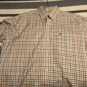 Men’s Southern Tide Medium Button Down Windowpane
